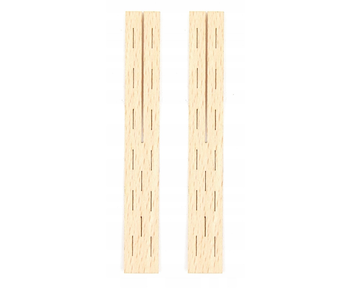 1 x Dřevěný knot křížový s prořezy - buk 120/15mm