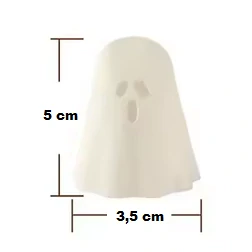Silikonová forma na mýdlo a svíčky - Halloweenský duch