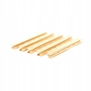 1 x Dřevěný knot křížový s prořezy - buk 80/12mm