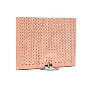 1x Dřevěný knot plochý perforovaný - buk 70/60mm