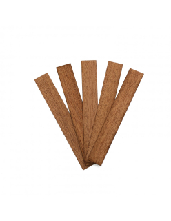 1x Dřevěný knot plochý 0,6mm - exotické dřevo 130/13mm