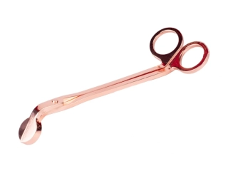 Nůžky na knot nerezová ocel - růžově zlacené
