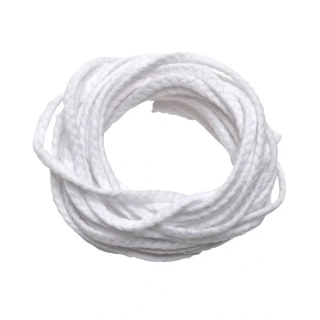 Knot bavlněný bělený 21 vláken - pro svíčku o průměru 1-3cm