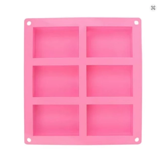 Silikonová forma na mýdlo - 6x Vanička