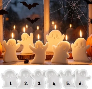 Silikonová forma na mýdlo a svíčky - Halloween duch