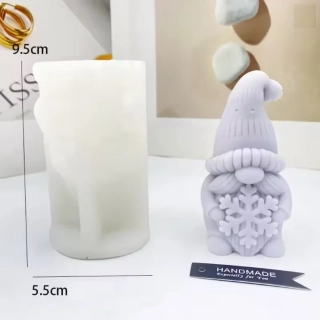 Silikonová forma na mýdlo a svíčky - Vánoční skřítek I.