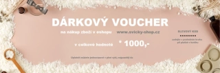 Dárkový VOUCHER - 1000 Kč