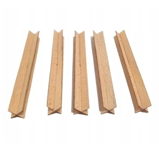1 x Křížový knot typu Woodwick MEDIUM - buk 80/10mm