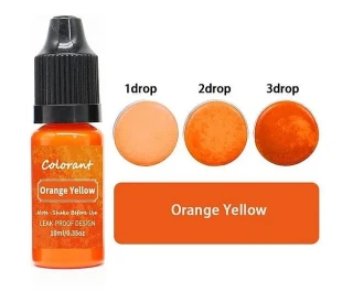 Tekutá barva Colorart 10 ml ORANŽOVÁ s kapátkem