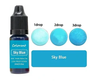 Tekutá barva Colorart 10 ml MODRÁ s kapátkem
