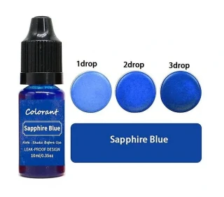 Tekutá barva Colorart 10 ml MODRÁ TMAVÁ s kapátkem