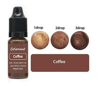 Tekutá barva Colorart 10 ml HNĚDÁ s kapátkem