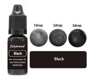 Tekutá barva Colorart 10 ml ČERNÁ s kapátkem